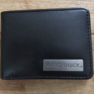 HardRock Black Bi-Fold Wallet